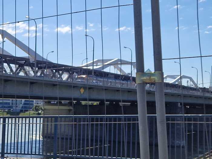 Klimaprotest auf der Konrad-Adenauer-Brücke - Quelle: privat