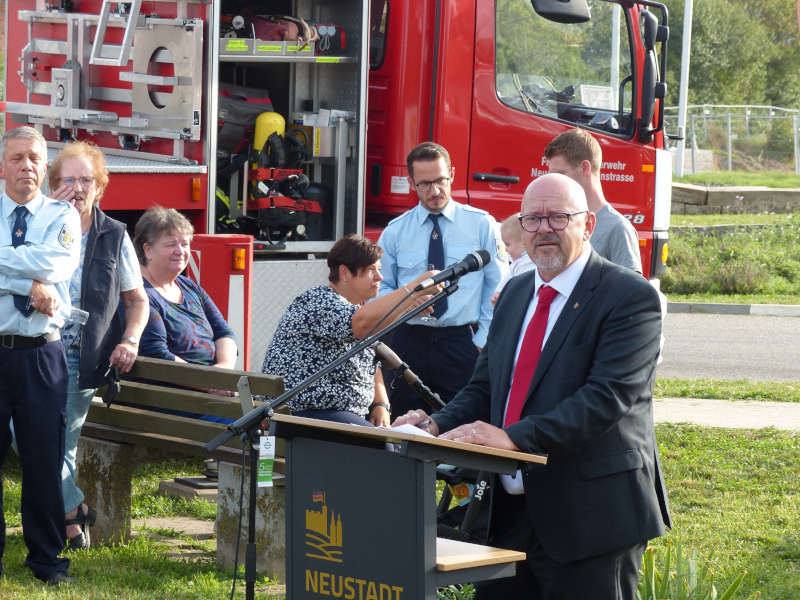 Ortsvorsteher und Landtagsabgeordneter Claus Schick (Foto: Feuerwehr Neustadt)