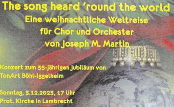 Veranstaltungsplakat (Quelle: Prot. Pfarramt Lambrecht-Lindenberg)
