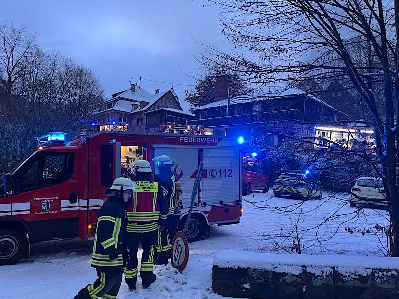 Brand in Appenthal (Foto: Feuerwehr VG Lambrecht)