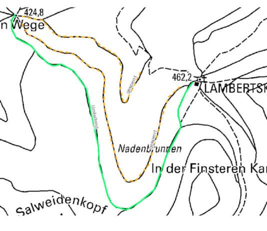 Kartenausschnitt (Quelle: Forstamt Bad Dürkheim)