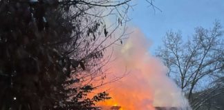 Brand in Harzofen (Foto: Feuerwehr VG Lambrecht)