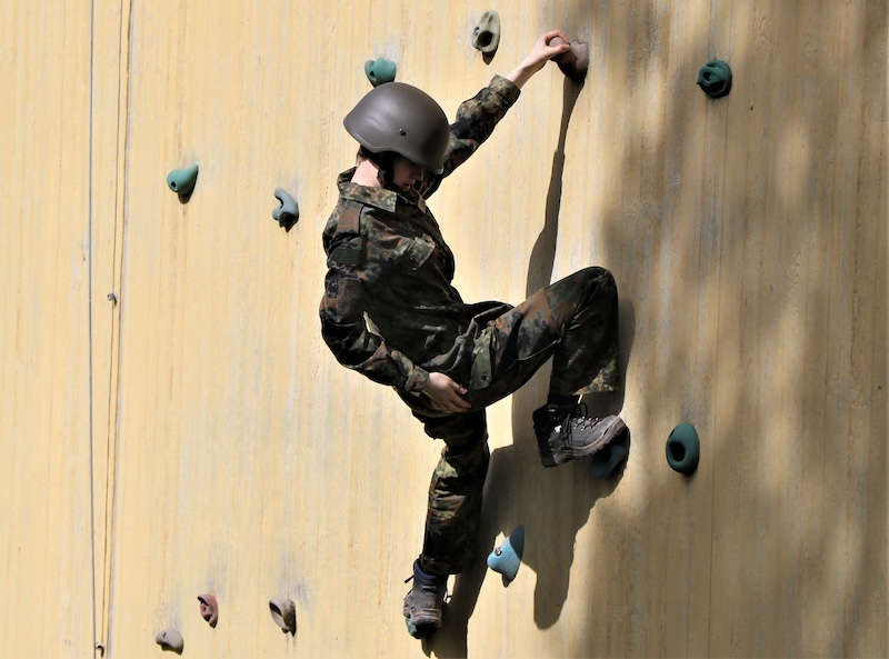 Bolderwand (Foto: Bundeswehr/Frank Wiedemann)