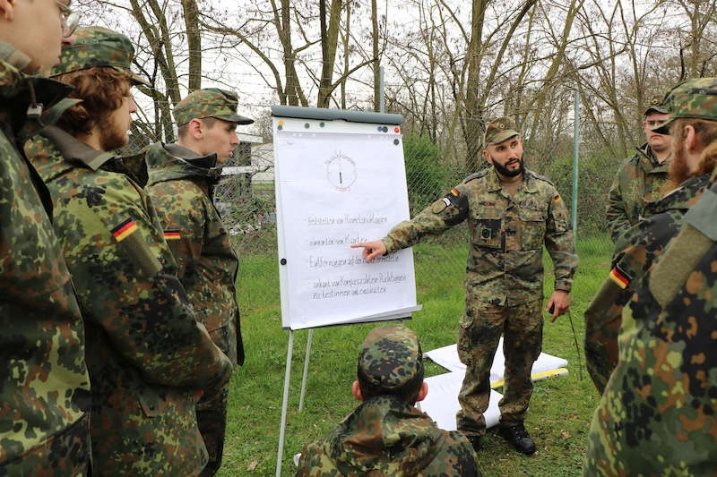 Zurechtfinden im Gelände (Foto: Bundeswehr/Frank Wiedemann)