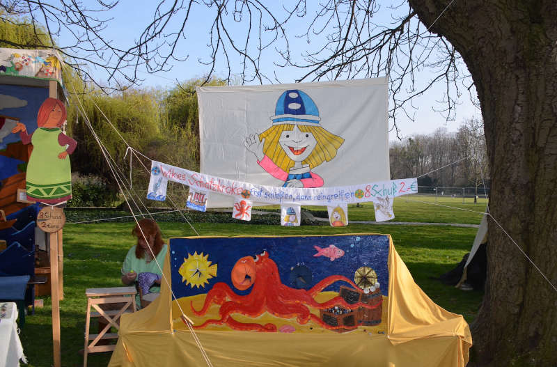 Spiele für Kids beim Mittelaltermarkt (Foto: Stadtpark Mannheim)