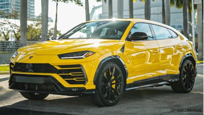 Gelber Lamborghini Urus © Lamborghini