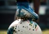 Weißer und blauer Fußball auf grünem Rasenplatz (Unsplash / Connor Coyne)